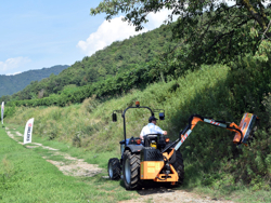 hydraulischer böschungsmulcher mit auslegearm für traktor mod airone 60