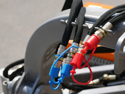 mittelschwerer böschungsmulcher mit eingebauten freilauf deleks