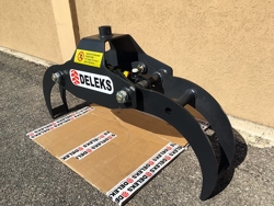 holzzange holzgreifer für kräne und mini bagger von 1 5 bis 2 5t mod dk 10