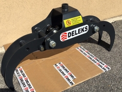 holzzange holzgreifer für kräne und mini bagger von 1 5 bis 2 5t mod dk 10