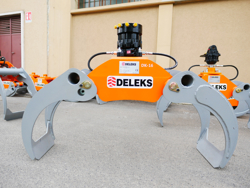 holzzange holzgreifer mit rotator für kräne und mini bagger 4 0 bis 8 0t mod dk 16 gr 55ff