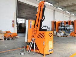 hydraulischer böschungsmulcher mit auslegearm für traktor mod airone 80