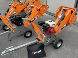 benzin häcksler schredder mit lifan motor mod dk 500 lf