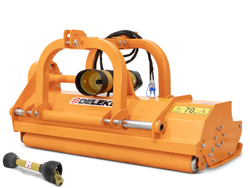 mittelschwerer mulcher mit hydraulische seitenverstellung für alle mittleren traktoren mit reifen oder gleisketten mod grizzly 160