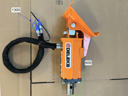 hydraulischer erdbohrer für minibagger zhd