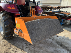 mechanische heckschaufel 120cm breit mod bucket 140 l