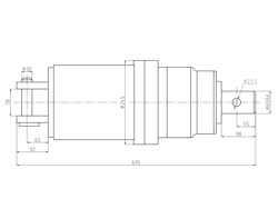 hydraulischer erdbohrer für minibagger zhd245