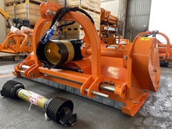 mulcher mit hydraulische seitenverstellung für traktoren mod jaguar 130