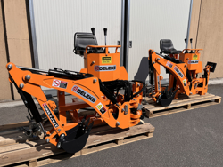 mini heckbagger für traktor inkl baggerlöffel mod drs 1000t