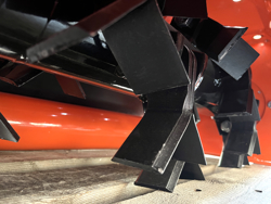 hydraulischer böschungsmulcher mit auslegearm für traktor mod merlo