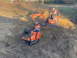 minidumper mit kubota m8000