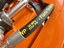 hydraulischer arm mit 130cm mähbalken mod falco