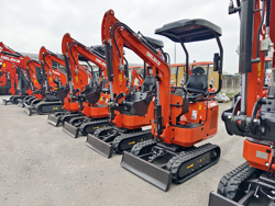 minibagger mit zubehör m80