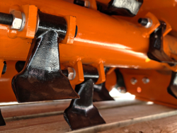 hydraulischer mulchkopf für minibagger mod arj 80