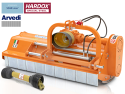 schlegelmäher mit hyadraulisch seitenverstellbar für mittelschwere traktoren leopard 160 sph