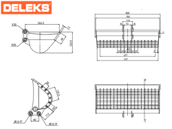 schaufel für minibagger m100 800st