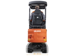 minibagger mit zubehör 1.1ton mod e110
