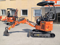 minibagger mit zubehör 1.2ton mod e120