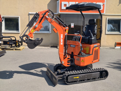 minibagger mit zubehör 1.2ton mod e120