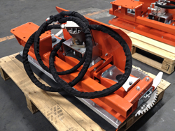 hydraulische astsage mit 3 sageblattern cutter3