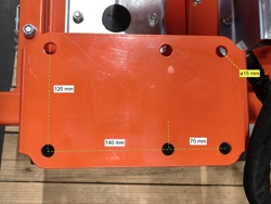 hydraulische astsage mit 3 sageblattern cutter3