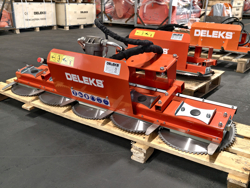 hydraulische astsage mit 5 sageblattern cutter5