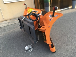 snowplough for up to 3 0 ton skid steer loaders lnv 250 m