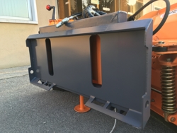 snowplough for up to 3 0 ton skid steer loaders lnv 250 m