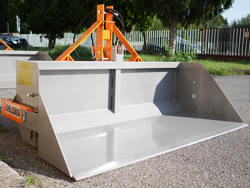 heavy hydraulic transport box for tractor pri 180 h