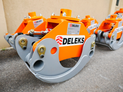 log grapple for mini diggers forest crane or manur loading dk11 c