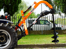 post hole digger for traktor with hydraulic system l 50h