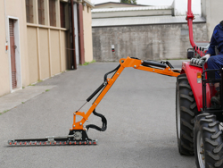 tractor mounted hedge cutter airone 180 tr