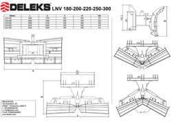 snowplow with 3 point linkage for tractor lnv 300 c