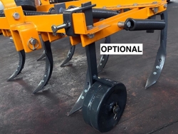 cultivator for tractor width 169cm 7 tynes for soil preparation and weeds disrupting mod de 165 7