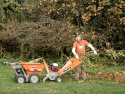 petrol chipper shredder dk 500 lf