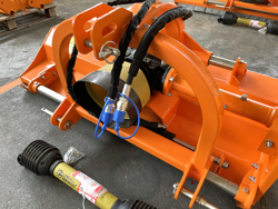 shredder with hydraulic side shift for orchard tractors mod jaguar 150