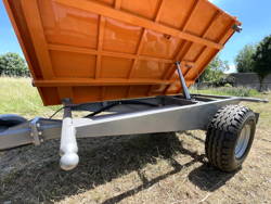 3 way hydraulic tipping trailer for tractor rm 14 t3