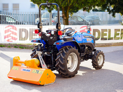 mulcher for compact tractors 120cm shredder mower with hammers lince 120