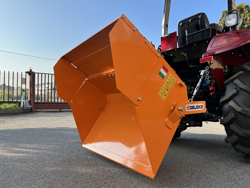 tipping transportbox for tractor bucket 120 h l