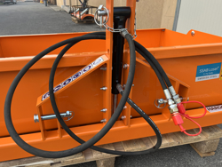 tipping transportbox for tractor bucket 120 h l