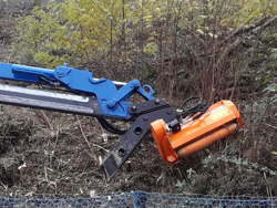 forestry mulcher of 100cm for mini excavators hydraulic shredder mod arh 100