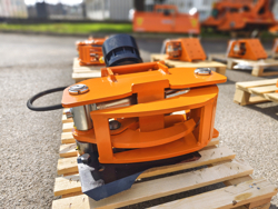 tree shear log grapple for mini excavators cf 10r