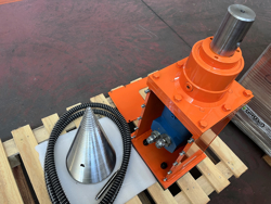 screw log splitter for mini excavator lsp12