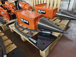screw log splitter for mini excavator lsp18