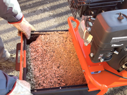 petrol chipper shredder dk 300 lc