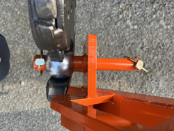 hey bale fork for small traktors dk 8