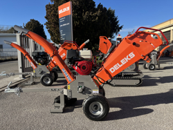 petrol chipper shredder woodchipper with engine dk 800 honda