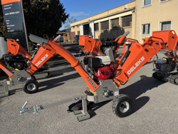 petrol chipper shredder woodchipper with engine dk 800 honda