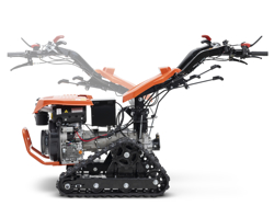 reversible crawler walking tractor kama 420cc