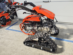 reversible crawler walking tractor loncin 420cc